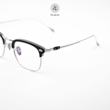  Gọng kính nửa khung Chrome Hearts Sorton dáng vuông titanium cao cấp fullbox 