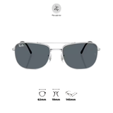  Kính mát RayBan 0RB3755 dáng phi công kim loại chính hãng fullbox 