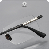 Gọng kính Zay Eyewear R7903T dáng chữ nhật titanium cao cấp