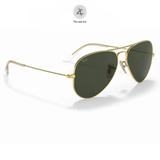  Kính mát RayBan 0RB3025 dáng phi công kim loại chính hãng fullbox 
