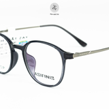  Gọng kính Asifinis 8002 dáng tròn nhựa TR90 dẻo & titanium chính hãng 