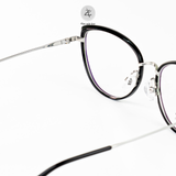  Gọng kính Zay Eyewear M6214 dáng mắt mèo Titanium phong cách Hàn Quốc 