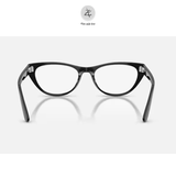  Gọng kính RayBan x Jennie 0RX5449D dáng mắt mèo chính hãng fullbox - Black 
