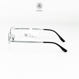  Gọng kính xẻ cước nửa khung CRV J88306 dáng chữ nhật Titanium chính hãng 