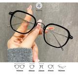  Gọng kính Zay Eyewear 55001 dáng đa giác nhựa TR90 Titanium phong cách Hàn Quốc 