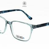  Gọng kính Zay Eyewear Blue dáng vuông nhựa acetate phong cách Hàn Quốc 