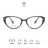  Gọng kính Zay Eyewear P30559 dáng mắt mèo nhựa TR90 phong cách Hàn Quốc 