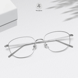  Gọng kính Zay Eyewear 98730 dáng đa giác Titanium phong cách Hàn Quốc 