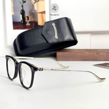  Gọng kính Chrome Hearts CH8221 dáng vuông nhựa acetate + titanium cao cấp fullbox 