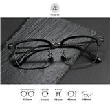  Gọng kính Zay Eyewear 88116 dáng vuông nửa khung phong cách hàn quốc 