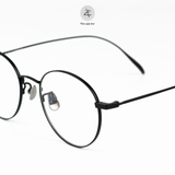  Gọng kính Zay Eyewear 8807 dáng tròn titanium phong cách Hàn Quốc 