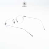  Gọng khoan không viền 69075-A dáng mắt mèo titanium cao cấp 