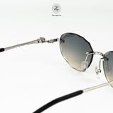  Gọng khoan không viền Cartier CT02602j dáng oval titanium cao cấp fullbox 