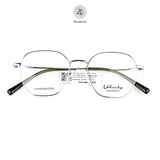  Gọng kính Velocity VL23535 dáng lục giác thép không gỉ chính hãng fullbox 