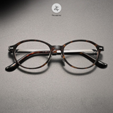  Gọng kính Chrome Hearts CH5610 dáng oval nhựa Acetate & Titanium cao cấp fullbox 