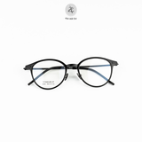 Gọng kính Zay Eyewear 9208 dáng tròn titanium phong cách Hàn Quốc