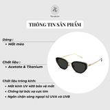 Kính mát Molsion MS6089 dáng mắt mèo nhựa & titanium chính hãng fullbox