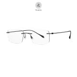  Gọng khoan không viền Bolon BR1003 dáng vuông titanium chính hãng fullbox 
