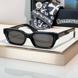  Gọng kính Chrome Hearts Asstraordinaire-a dáng chữ nhật nhựa acetate cao cấp fullbox 