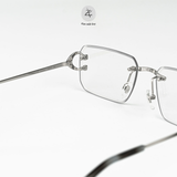  Gọng khoan không viền Size To CT0829S dáng đa giác titanium cao cấp 