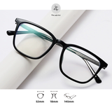 Gọng kính Zay Eyewear 86012 dáng vuông nhựa TR90 phong cách hàn quốc 