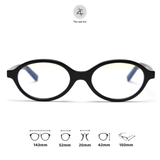  Gọng kính Zay Eyewear BC2051 Acetate dáng oval phong cách Hàn Quốc 
