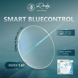 Tròng kính Rocky Lọc ánh sáng xanh thông minh Mỏng 1.61 ASP Smart Blue Control chính hãng