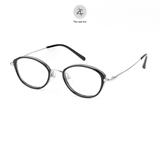  Gọng kính Zay Eyewear M6212 dáng mắt mèo titanium phong cách Hàn Quốc 