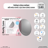  Tròng kính Rocky Đổi màu Khói/Nâu Lọc ánh sáng xanh 1.56 1.61 1.67 ASP chính hãng 