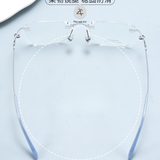  Gọng khoan không viền 2802 dáng vuông titanium cao cấp 