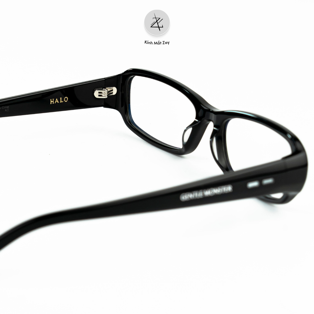 Gọng kính Gentle Monster Halo dáng chữ nhật nhựa acetate cao cấp