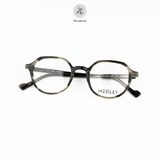  Gọng kính Zay Eyewear Kaki dáng đa giác nhựa acetate phong cách Hàn Quốc 