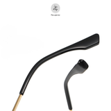  Gọng kính Zay Eyewear 95043 dáng vuông nửa khung Titanium phong cách Hàn Quốc 