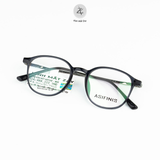  Gọng kính Asifinis 8002 dáng tròn nhựa TR90 dẻo & titanium chính hãng 
