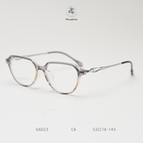  Gọng kính Zay Eyewear G6023 dáng mắt mèo nhựa TR90 & kim loại 