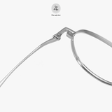  Gọng kính Zay Eyewear 98717 dáng đa giác titanium phong cách Hàn Quốc 