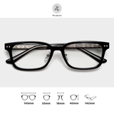  Gọng kính Zay Eyewear LY83077 dáng vuông nhựa TR90 phong cách hàn quốc 