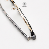  Gọng kính Zay Eyewear LY2326 dáng vuông nửa khung phong cách hàn quốc 
