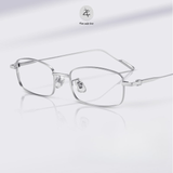  Gọng kính Zay Eyewear 98674 dáng chữ nhật titanium phong cách Hàn Quốc 