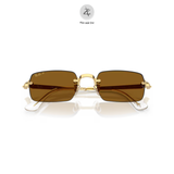  Gọng khoan không viền RayBan X ASAP Rocky 0RX3928 dáng chữ nhật kim loại chính hãng fullbox 