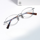  Gọng kính Zay Eyewear B-7003 Titanium dáng oval phong cách thời trang cao cấp 