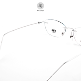 Gọng khoan không viền GAMA MY9047 dáng mắt mèo Titanium chính hãng