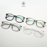  Gọng kính Zay Eyewear A5011 dáng vuông nhựa TR90 phong cách hàn quốc 