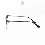  Gọng kính Zay Eyewear T 18320 dáng vuông nửa khung Titanium phong cách Hàn Quốc 
