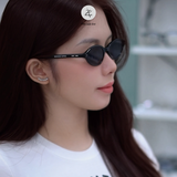  Kính mát Gentle Monster La Cha dáng mắt mèo nhựa acetate cao cấp fullbox 