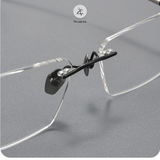 Gọng kính Zay Eyewear R7903T dáng chữ nhật titanium cao cấp