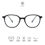  Gọng kính Zay Eyewear 86004 dáng vuông nhựa TR90 phong cách hàn quốc 