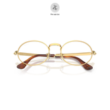  Gọng kính RayBan X ASAP Rocky 0RX3931V dáng tròn kim loại chính hãng fullbox 