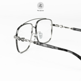  Gọng kính Chrome Hearts CBEATH II dáng phi công titanium cao cấp fullbox 