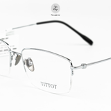  Gọng kính TITIOT 22065 dáng Vuông Titanium fullbox chính hãng 